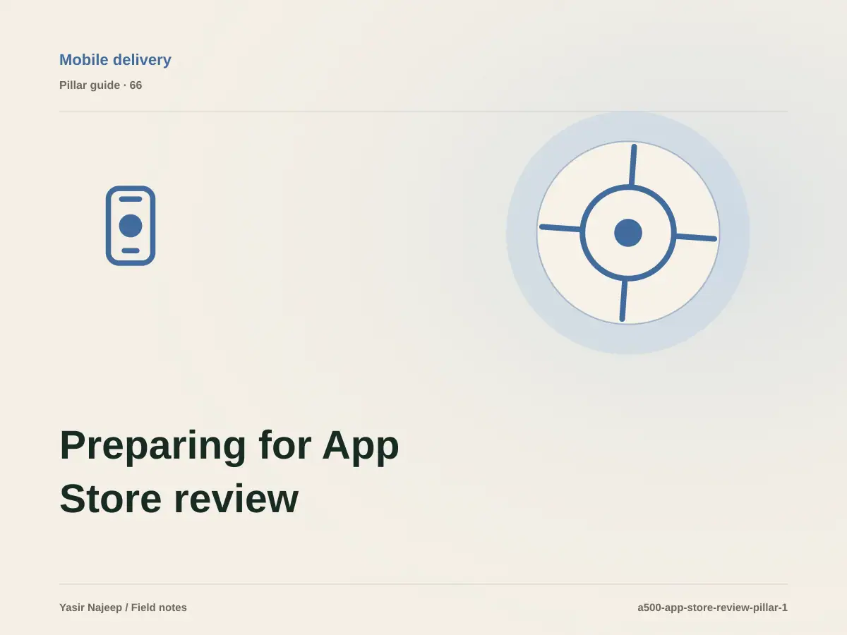Preparing for App Store review: from requirements to reliable operation
