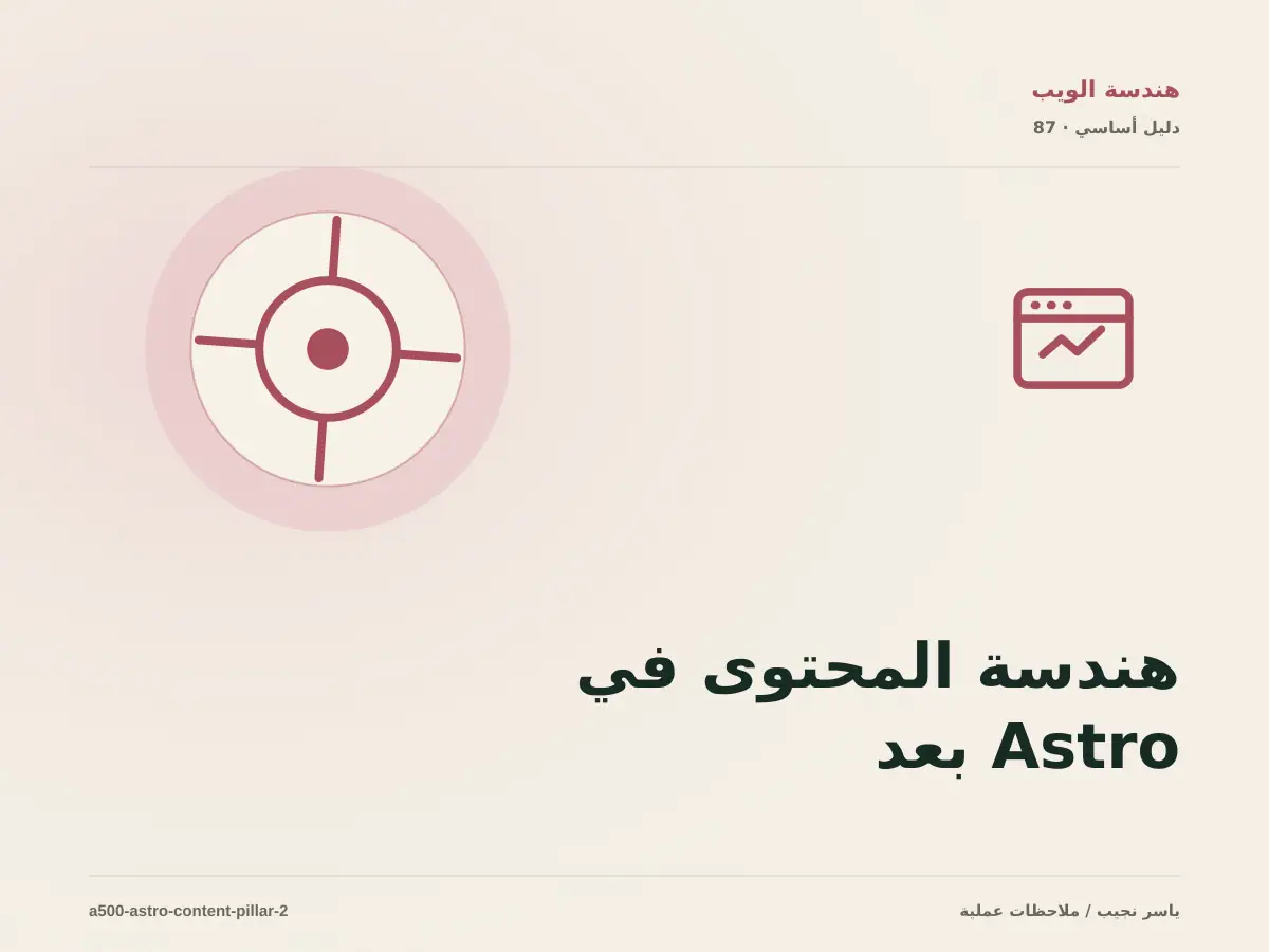 هندسة المحتوى في Astro بعد الإطلاق: كيف تدير التغيير دون فوضى؟