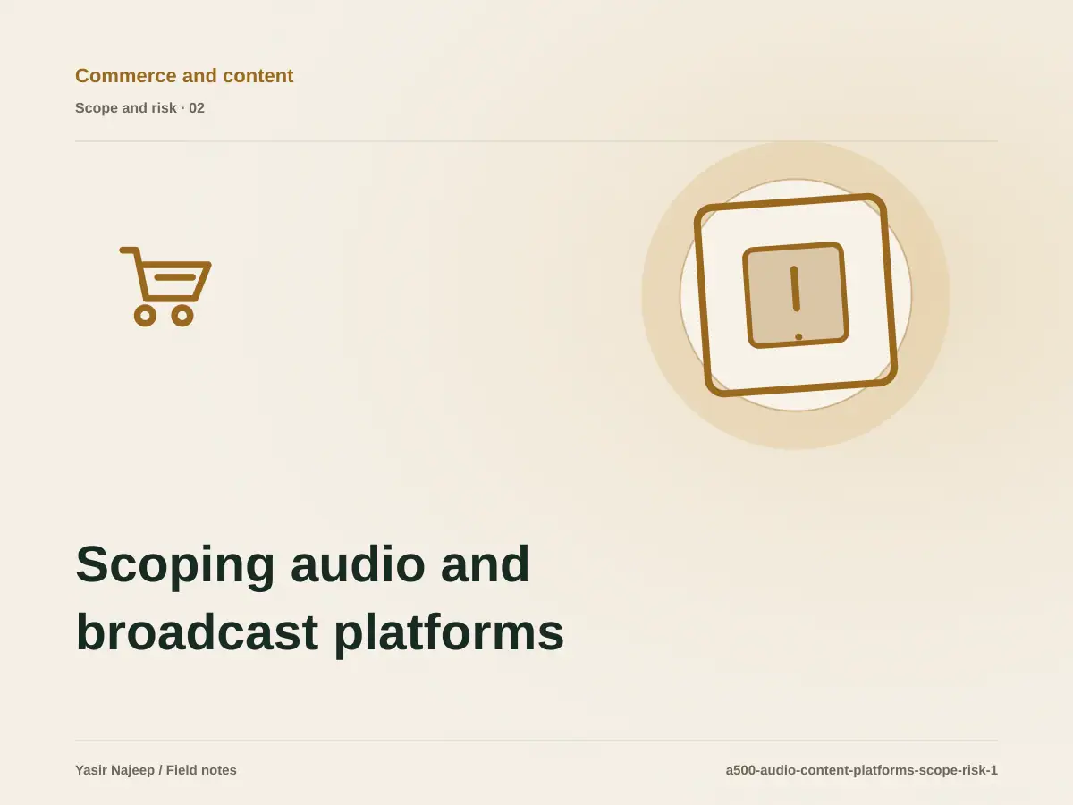 Scoping audio and broadcast platforms on WordPress: cost drivers, evidence, and estimate boundaries