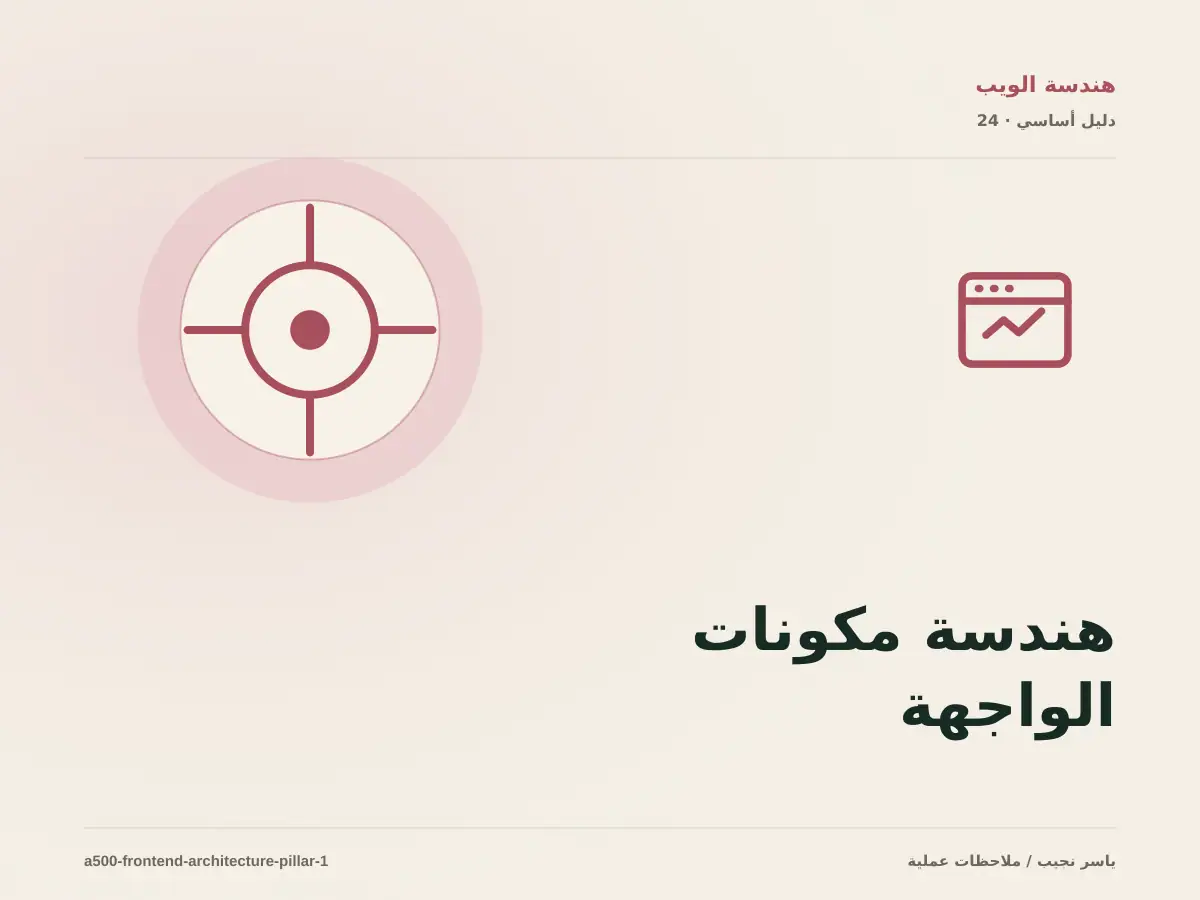 هندسة مكونات الواجهة: خريطة عملية من المتطلبات إلى التشغيل