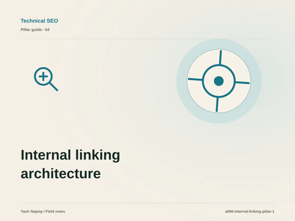 Internal linking architecture: from requirements to reliable operation