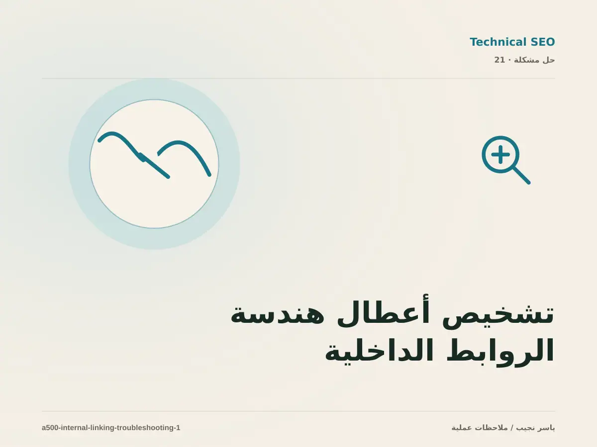 تشخيص أعطال هندسة الروابط الداخلية: أعد إنتاج المشكلة قبل التعديل