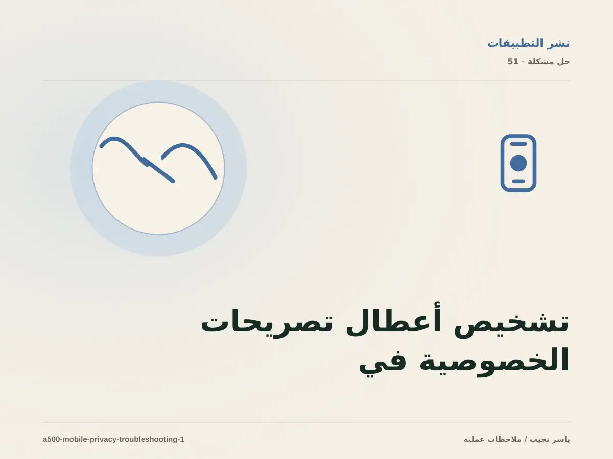 تشخيص أعطال تصريحات الخصوصية في متاجر التطبيقات: أعد إنتاج المشكلة قبل التعديل