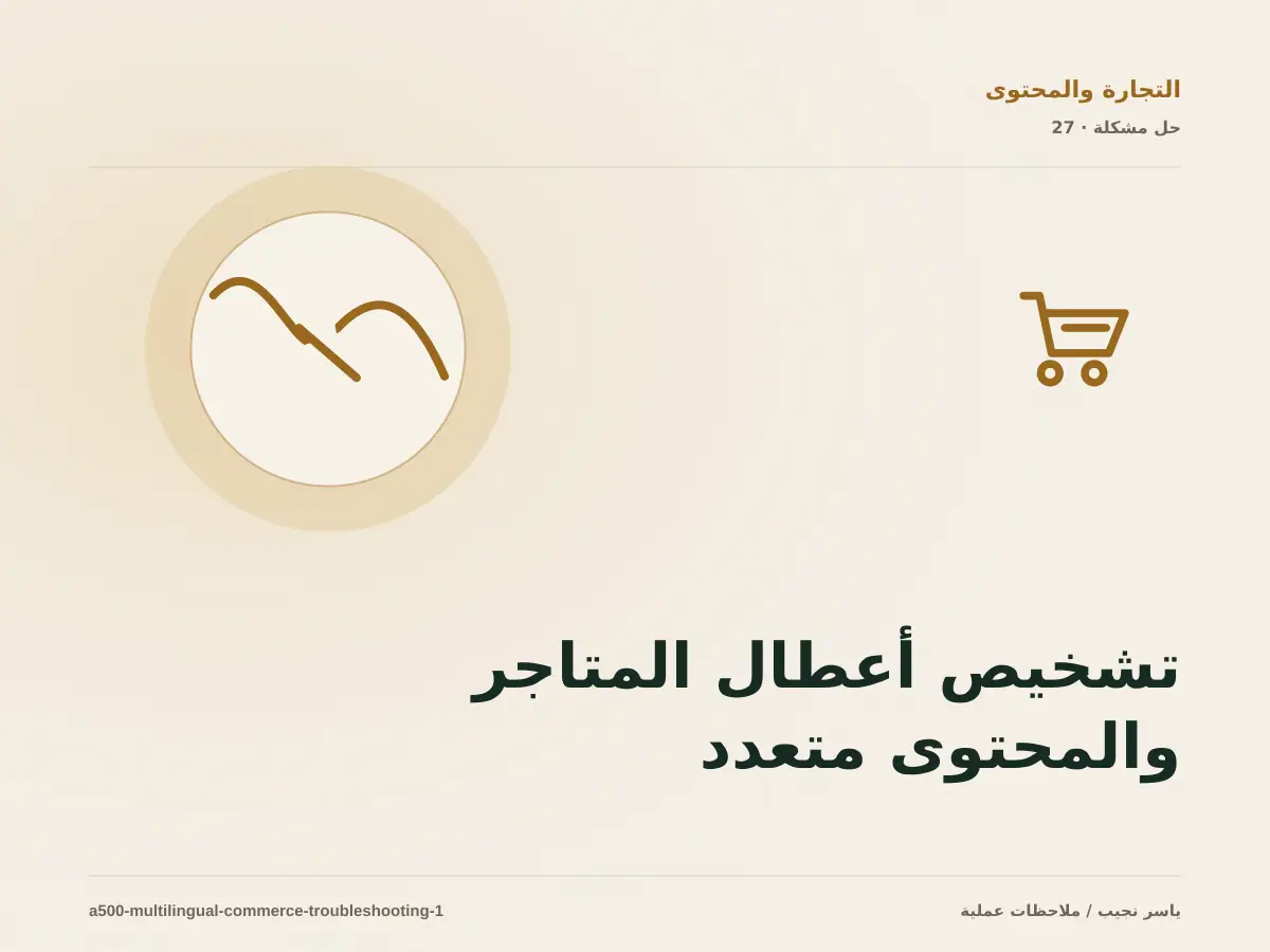 تشخيص أعطال المتاجر والمحتوى متعدد اللغات: أعد إنتاج المشكلة قبل التعديل
