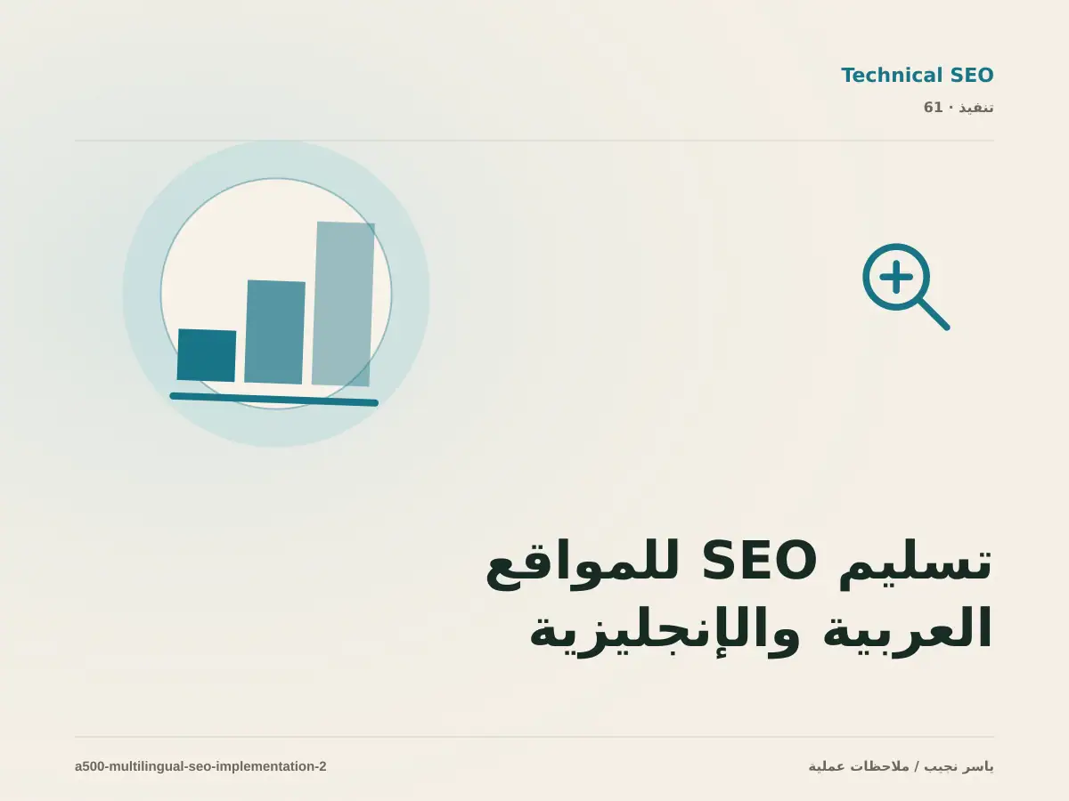 تسليم SEO للمواقع العربية والإنجليزية للفريق: التوثيق والصلاحيات والرجوع