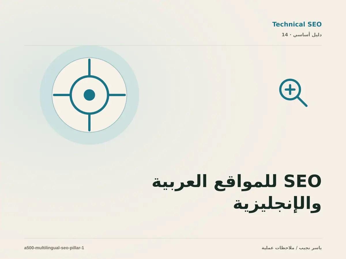 SEO للمواقع العربية والإنجليزية: خريطة عملية من المتطلبات إلى التشغيل