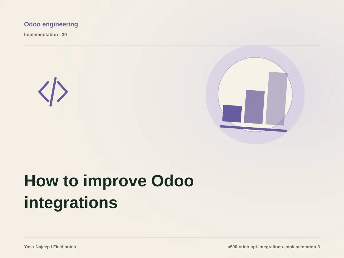 How to improve Odoo integrations with external systems without disrupting daily work