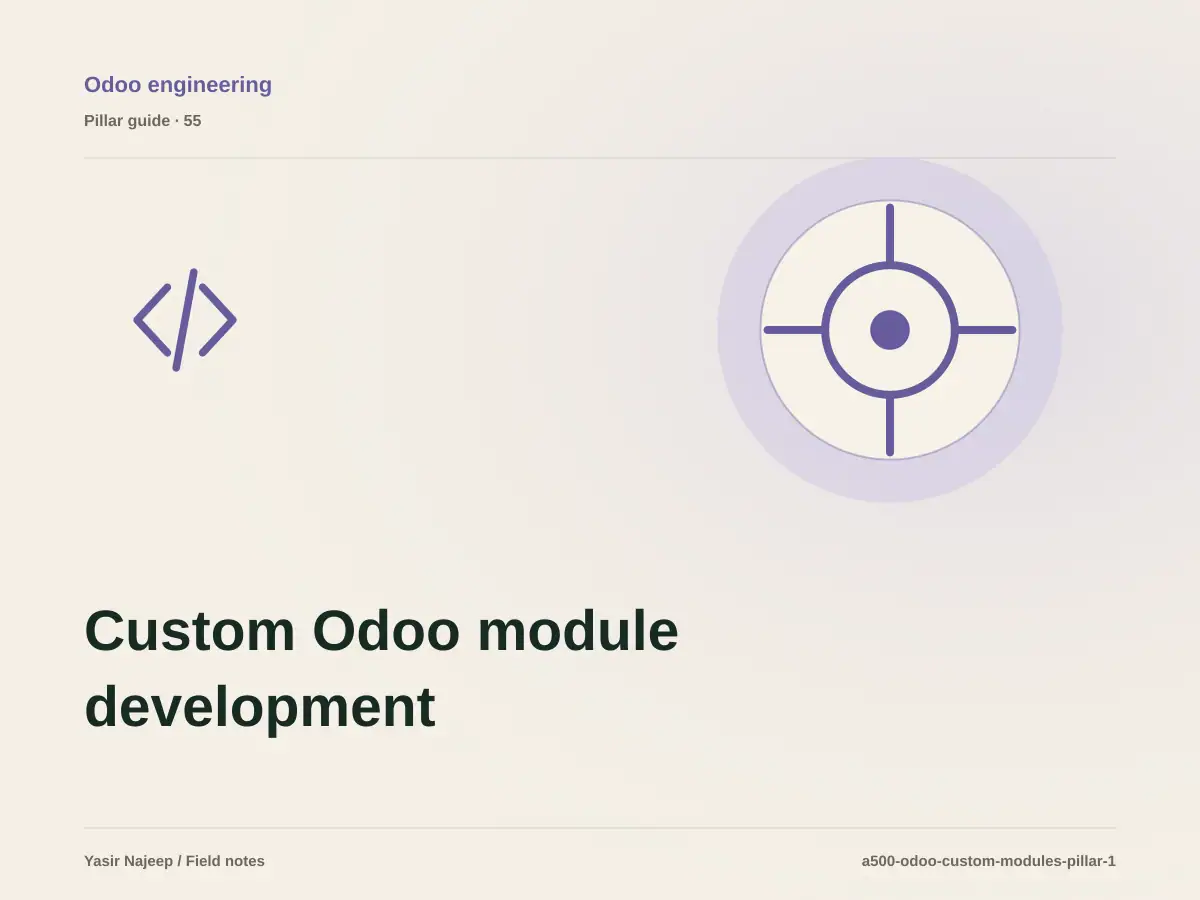 Custom Odoo module development: from requirements to reliable operation