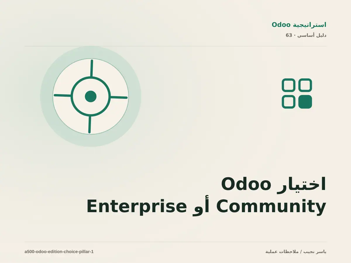 اختيار Odoo Community أو Enterprise: خريطة عملية من المتطلبات إلى التشغيل