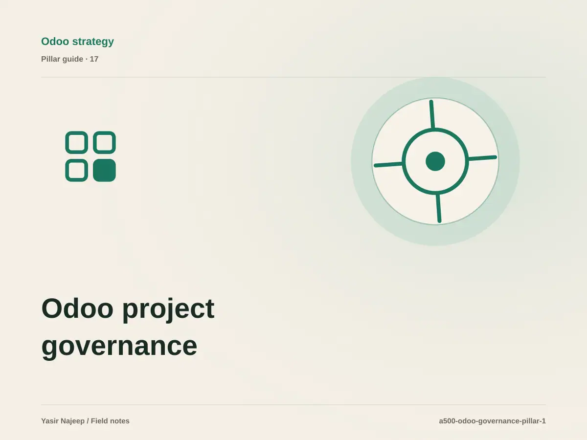 Odoo project governance: from requirements to reliable operation