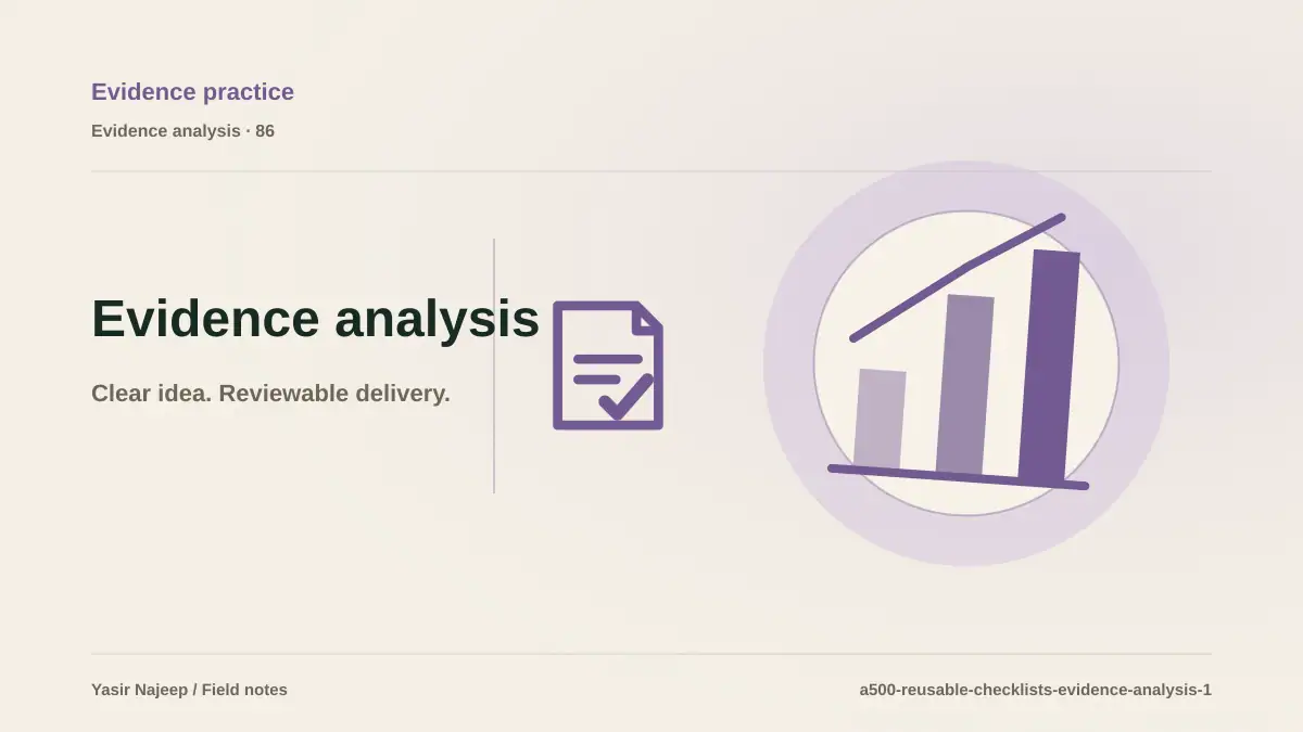 How to measure turning experience into a reusable checklist with reviewable evidence