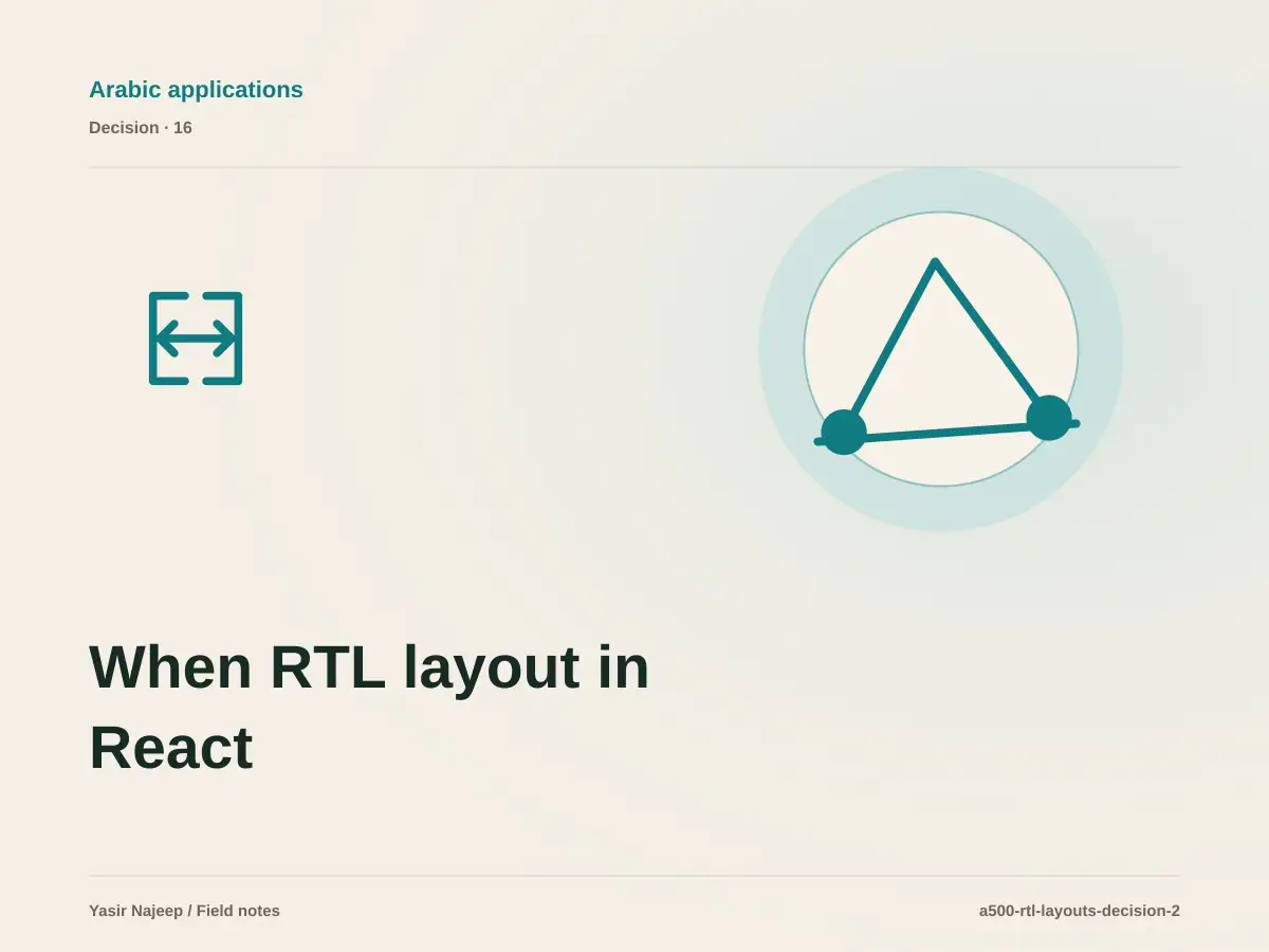 When RTL layout in React Native makes sense, and when to wait