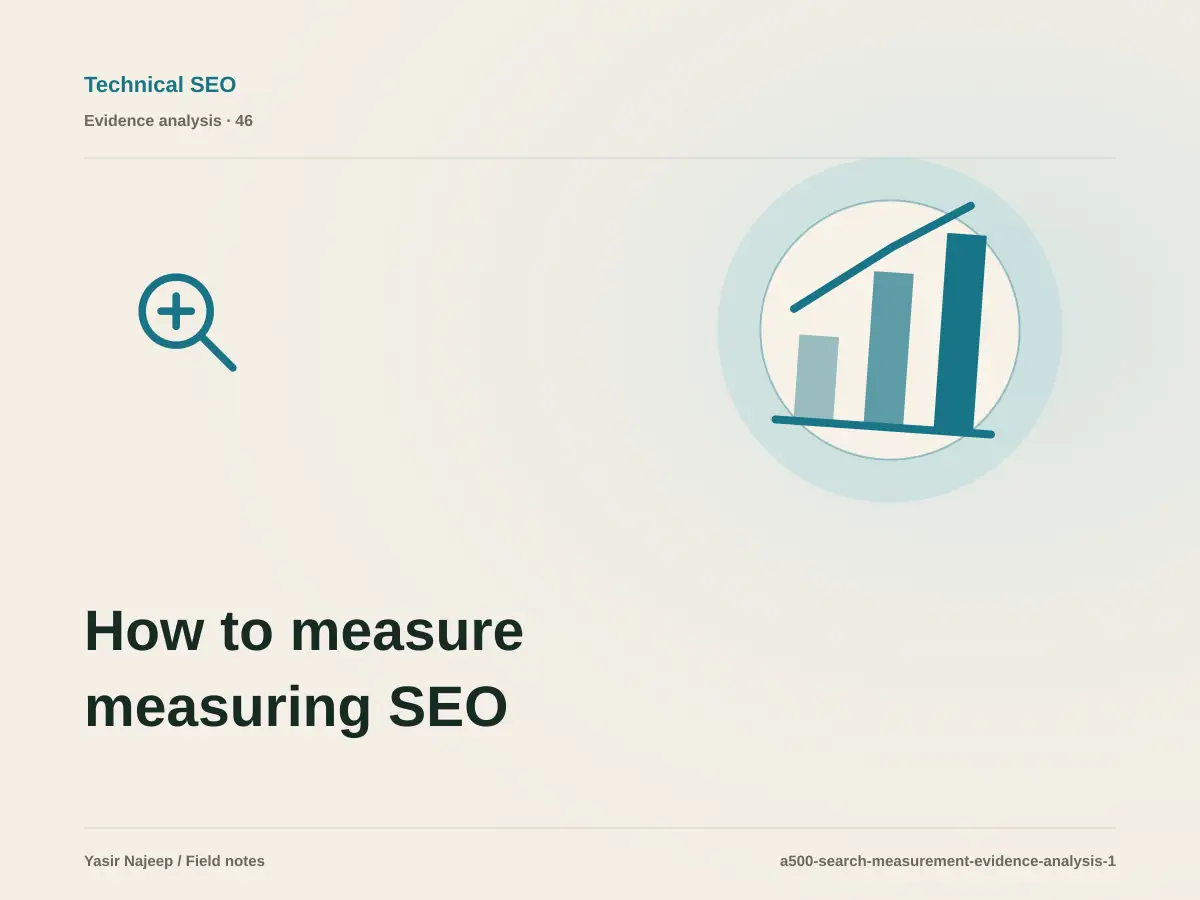 How to measure measuring SEO with Search Console with reviewable evidence