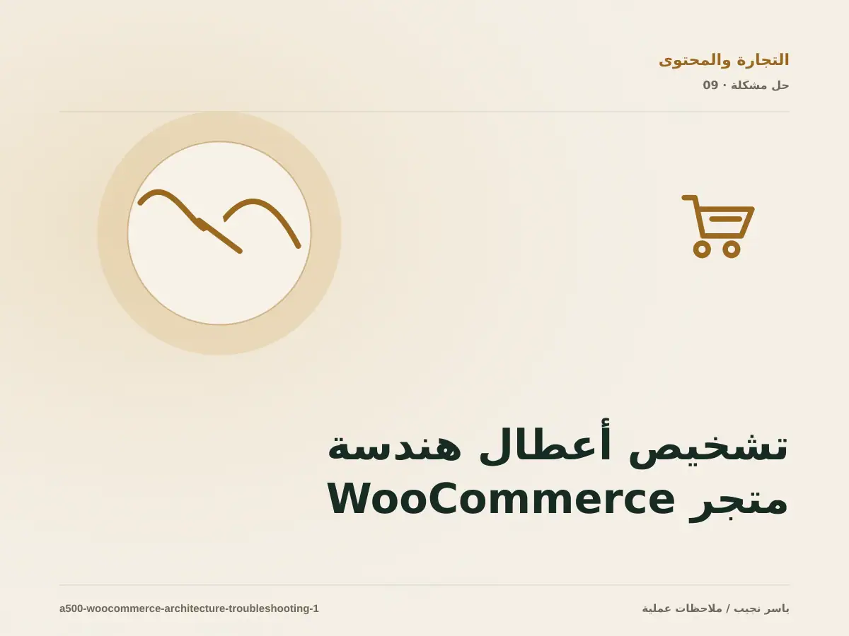 تشخيص أعطال هندسة متجر WooCommerce: أعد إنتاج المشكلة قبل التعديل