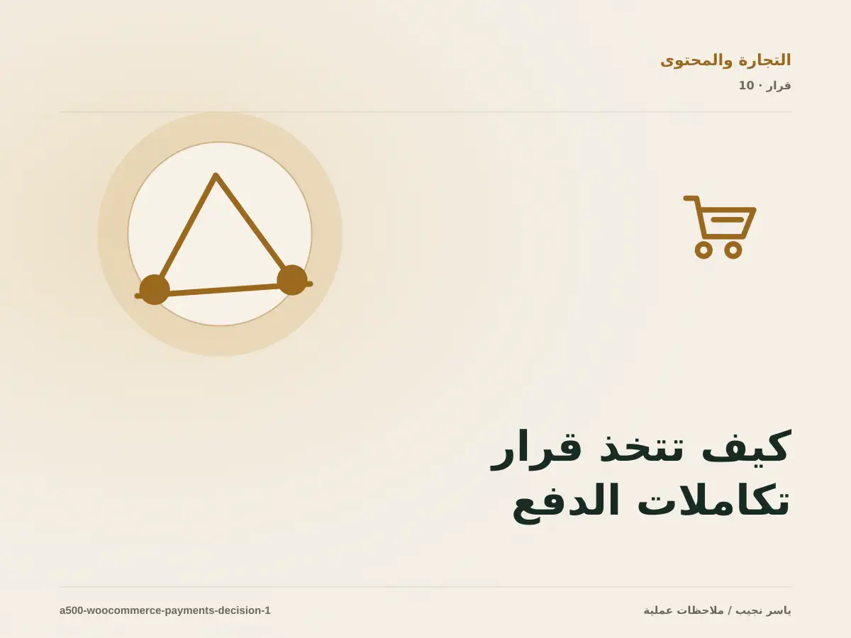 كيف تتخذ قرار تكاملات الدفع في WooCommerce؟ الملاءمة والملكية والمخاطر