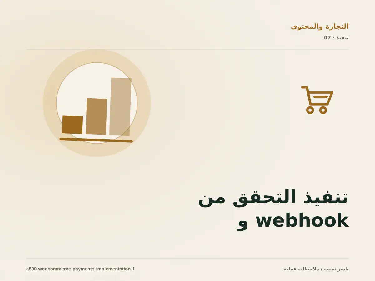 تنفيذ التحقق من webhook و idempotency والتسوية ضمن تكاملات الدفع في WooCommerce: خطوات قابلة للاختبار