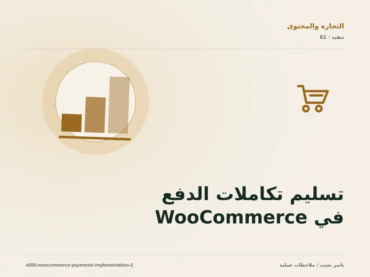 تسليم تكاملات الدفع في WooCommerce للفريق: التوثيق والصلاحيات والرجوع