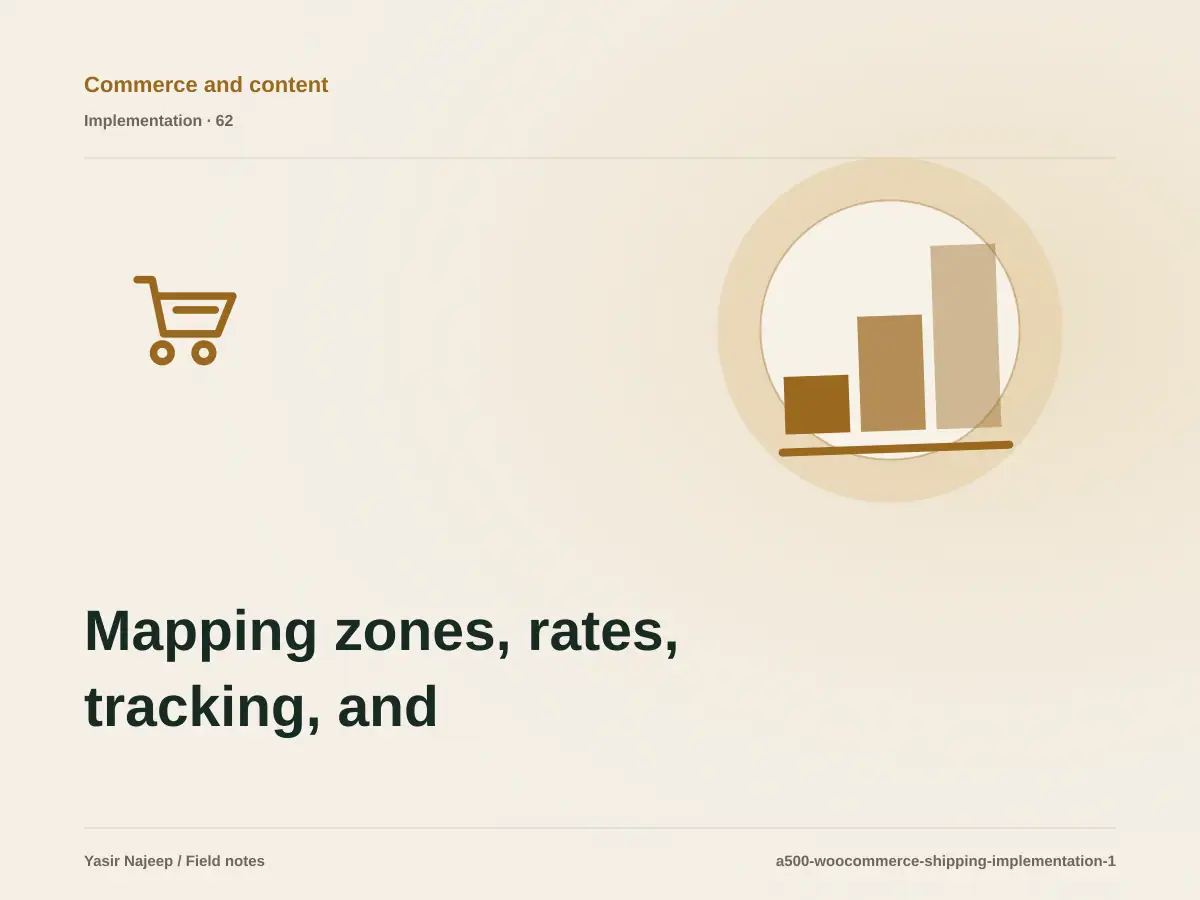 Mapping zones, rates, tracking, and exceptions for WooCommerce shipping and fulfillment: a testable workflow