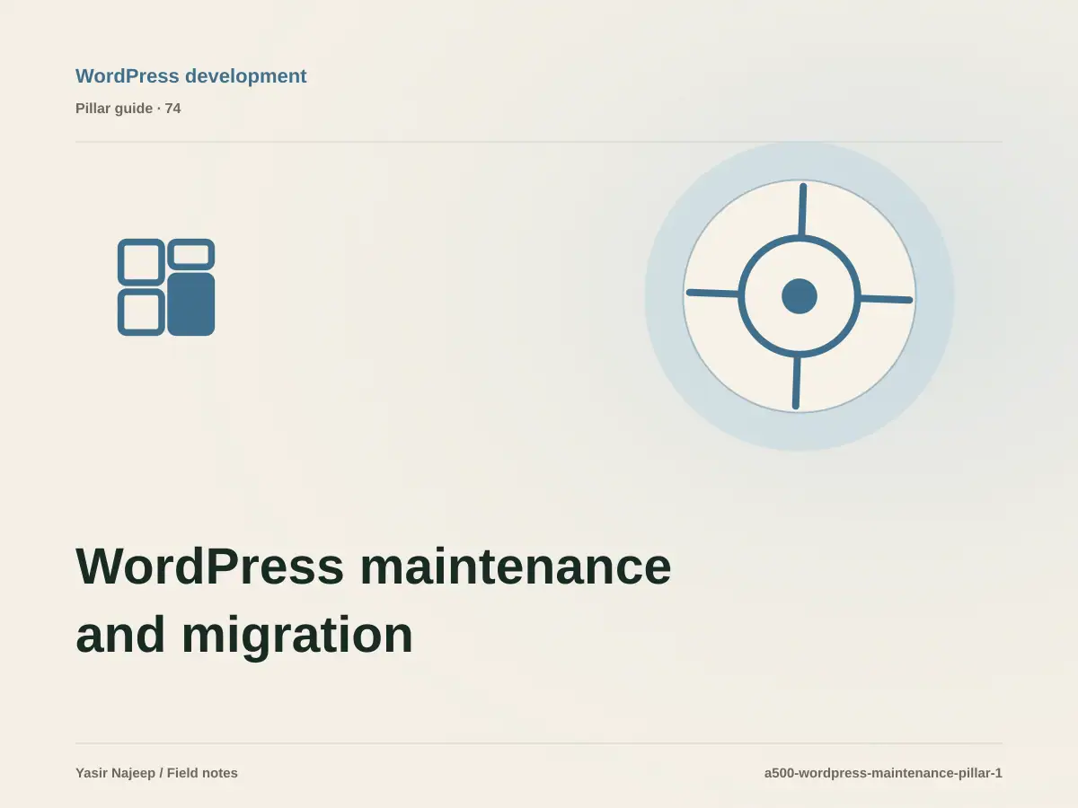 WordPress maintenance and migration: from requirements to reliable operation