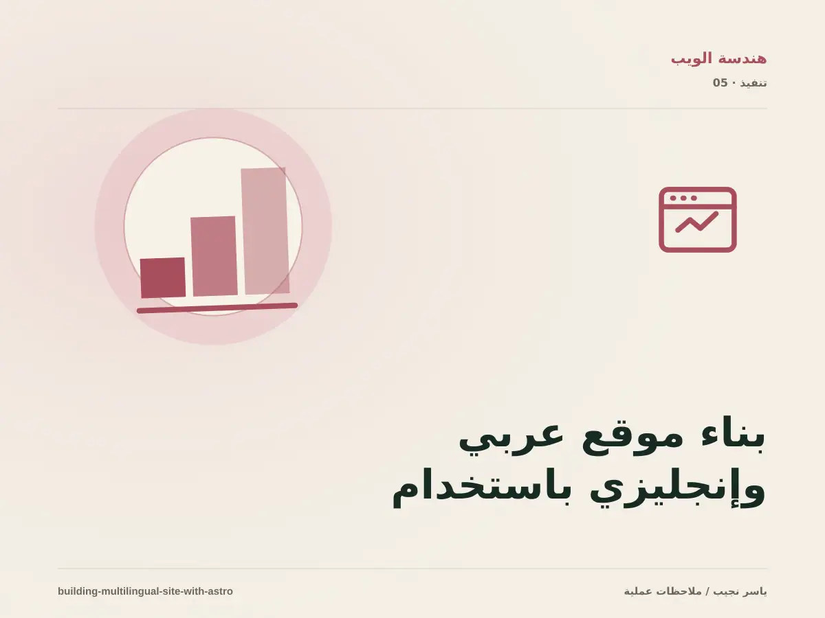 بناء موقع عربي وإنجليزي باستخدام Astro