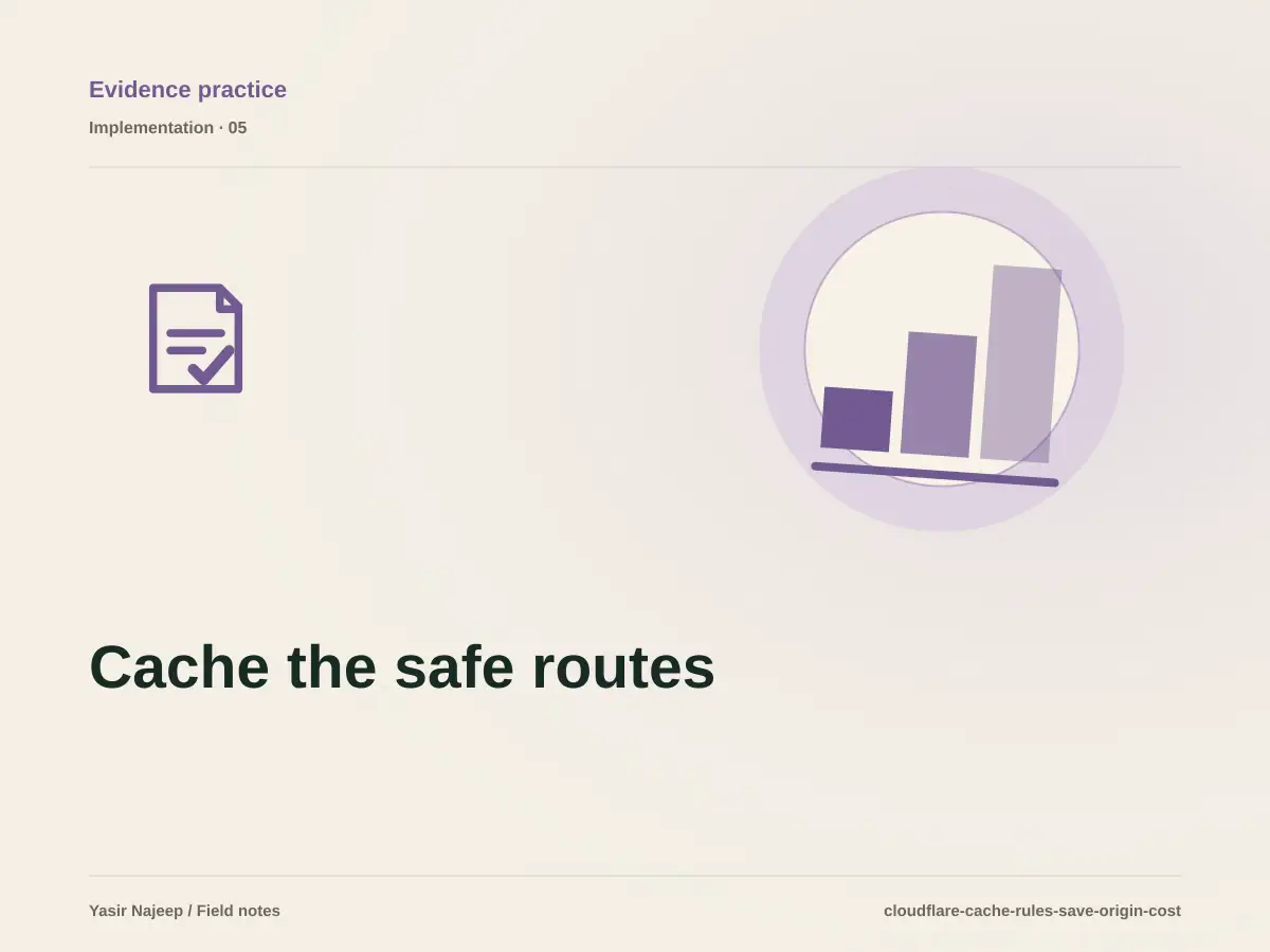 Cloudflare Cache Rules That Cut Origin Cost Without Serving the Wrong Data