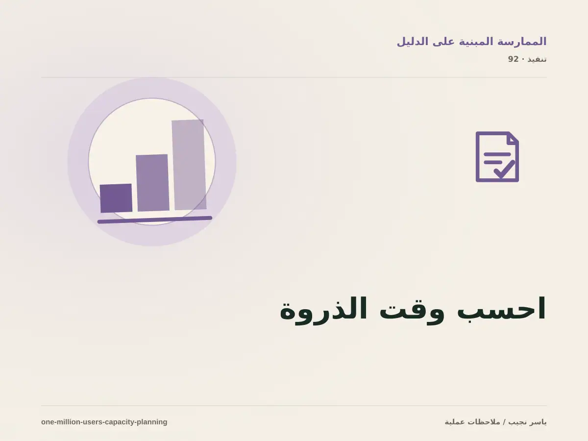 مليون مستخدم ليس معمارية: خطط للسعة قبل اختيار AWS أو Google Cloud
