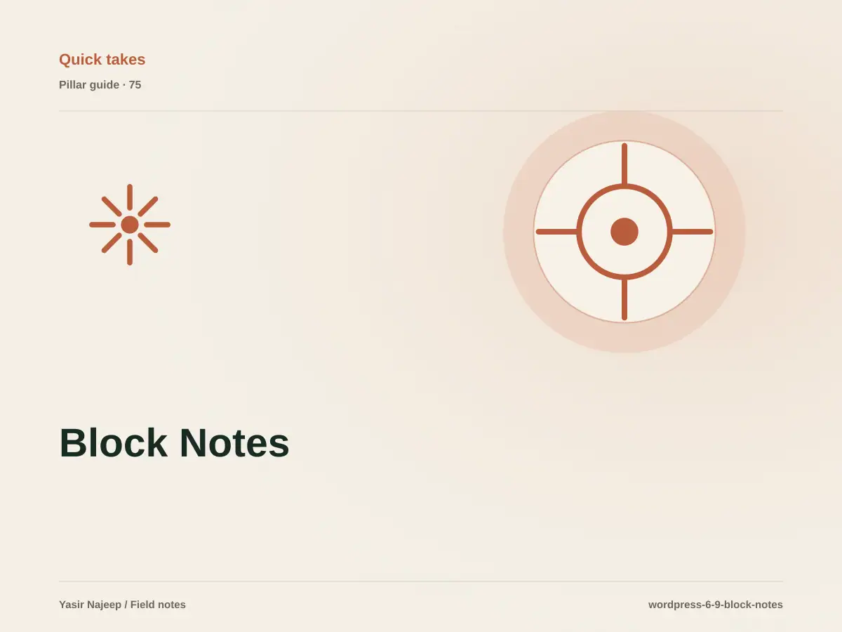 Block Notes: review content where the change happens