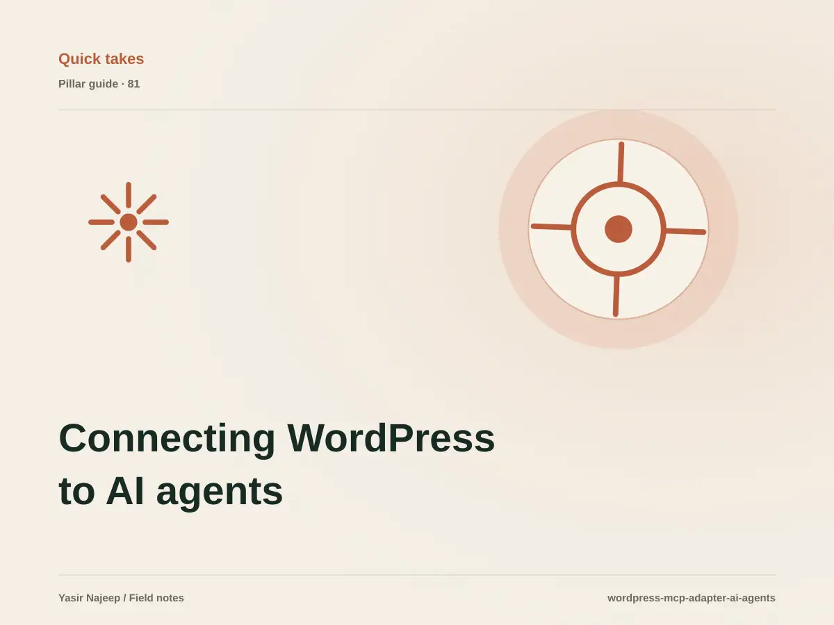 Connecting WordPress to AI agents with the MCP Adapter