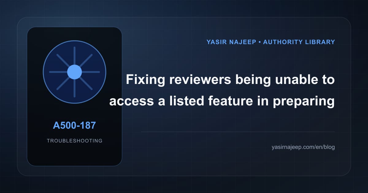 Preparing for App Store review failures: find the cause instead of masking the symptom