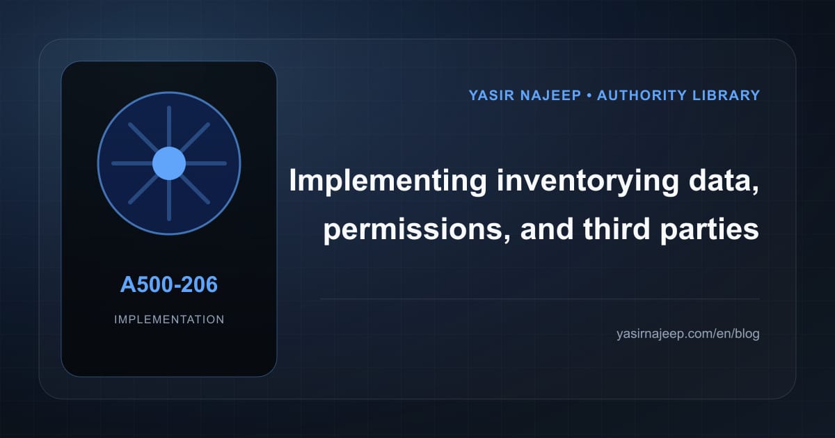 Inventorying data, permissions, and third parties for app store privacy declarations: a testable workflow
