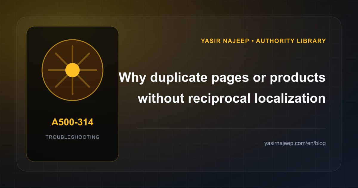 Troubleshooting multilingual commerce and content: reproduce the failure before changing code