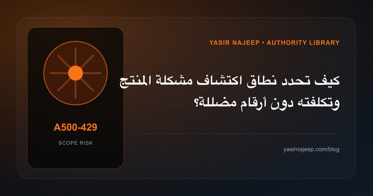 تقدير العمل المطلوب في اكتشاف مشكلة المنتج دون أرقام مضللة