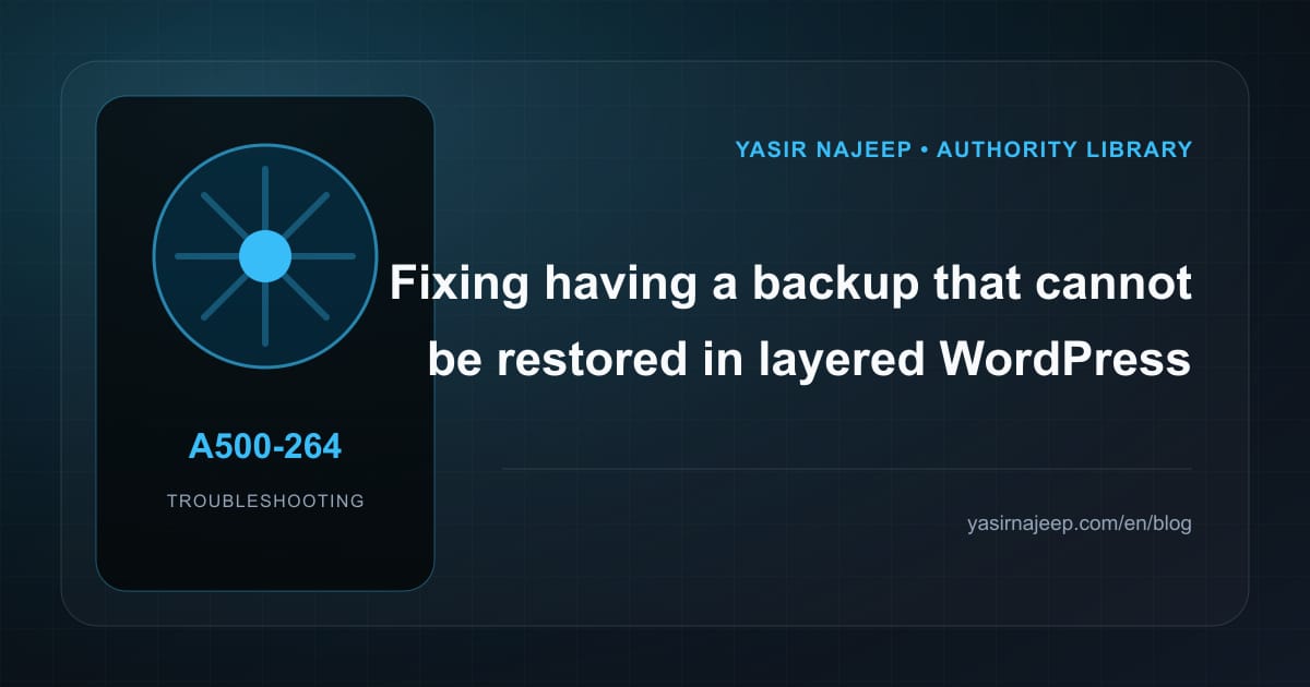 Layered WordPress security failures: find the cause instead of masking the symptom